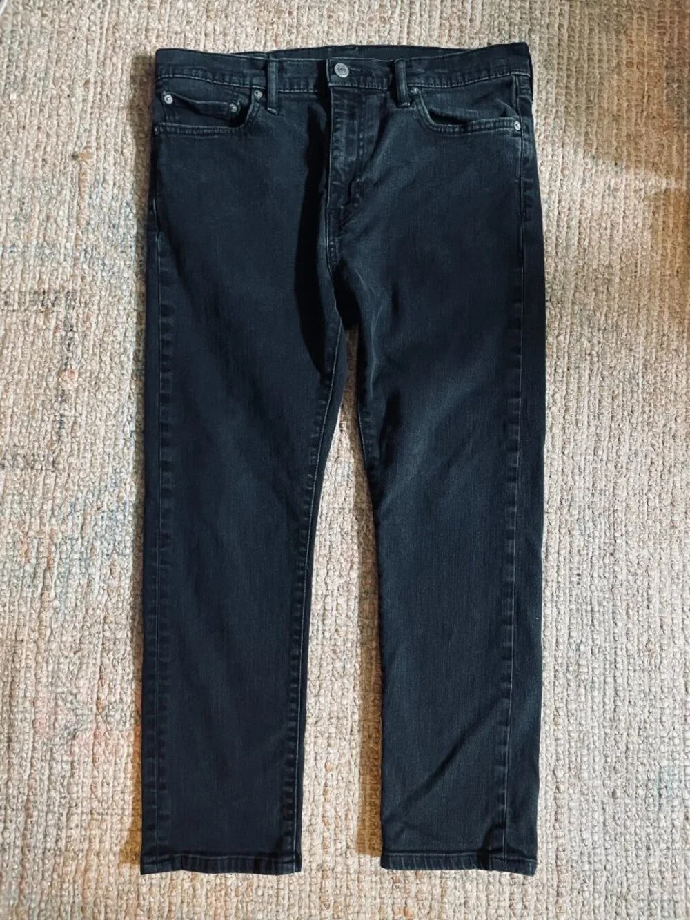 Levi's 510 Skinny Fit Jeans Nightshine Faded Black (Measured Size 33x24) Unisex